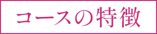 コースの特徴